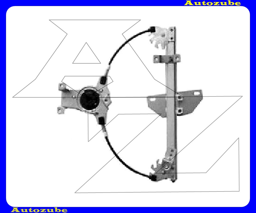 Ablakemelő szerkezet elektromos jobb hátsó (motor nélkül)