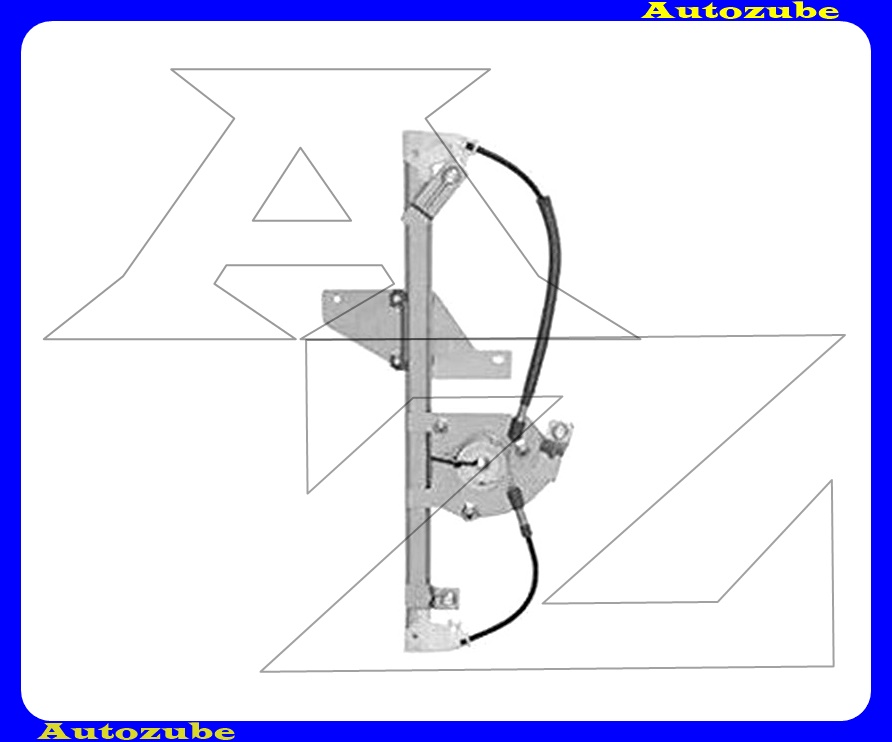 Ablakemelő szerkezet elektromos bal hátsó (motor nélkül)