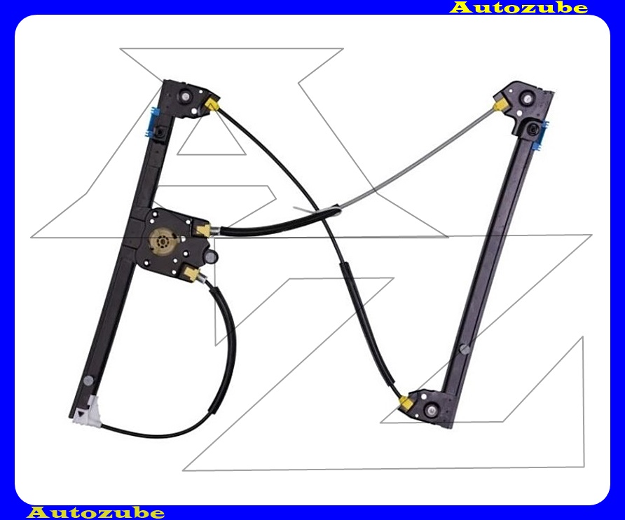 Ablakemelő szerkezet elektromos jobb első (motor nélkül)