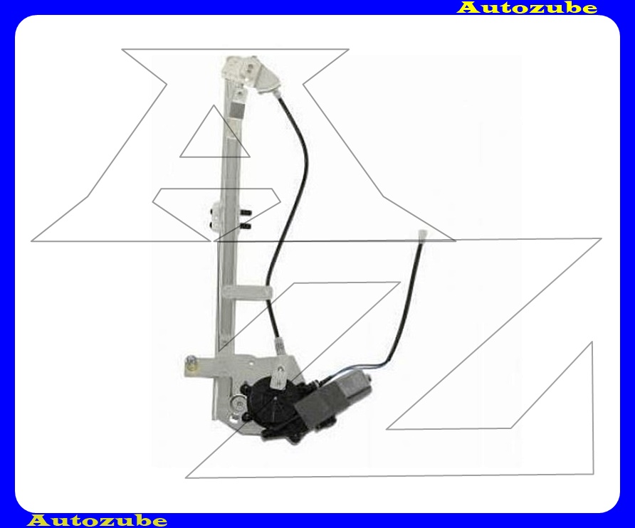 Ablakemelő szerkezet elektromos bal hátsó, motorral (2-pólusú csatlakozó)
