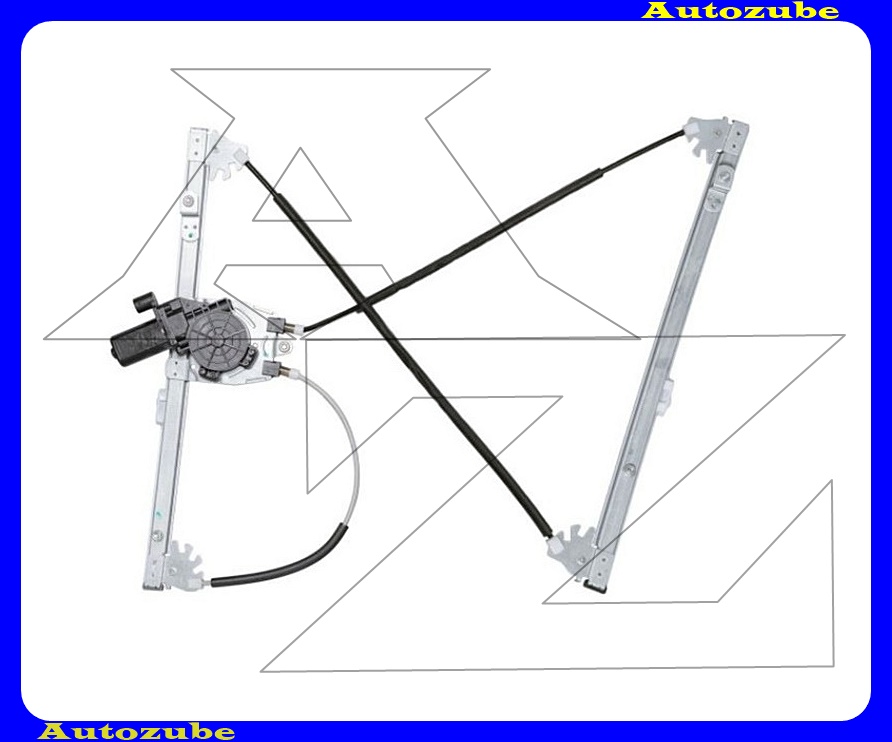 Ablakemelő szerkezet elektromos jobb első, motorral (2-pólusú csatlakozó)